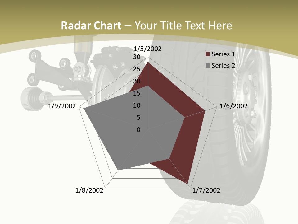 Moderne Voiture Acier PowerPoint Template