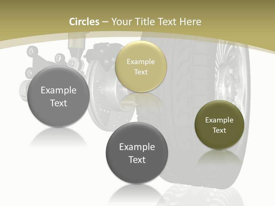 Moderne Voiture Acier PowerPoint Template