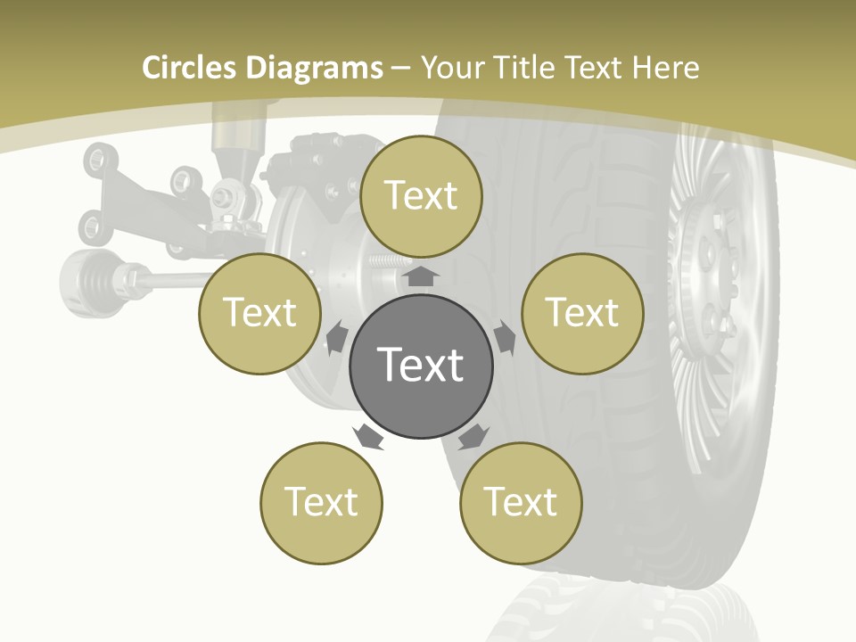 Moderne Voiture Acier PowerPoint Template