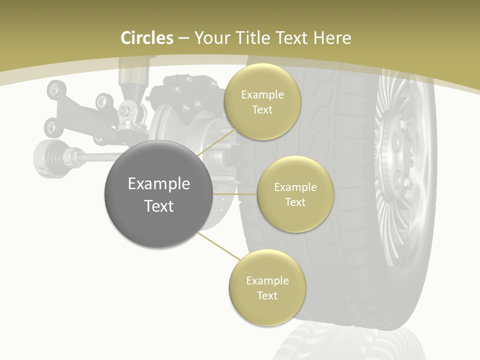 Moderne Voiture Acier PowerPoint Template