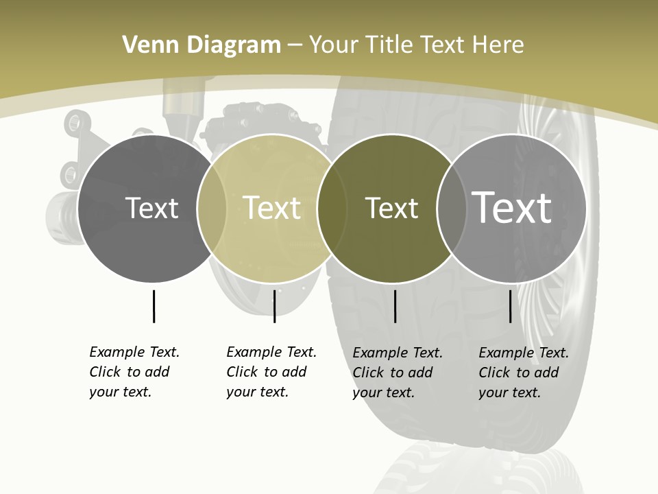 Moderne Voiture Acier PowerPoint Template