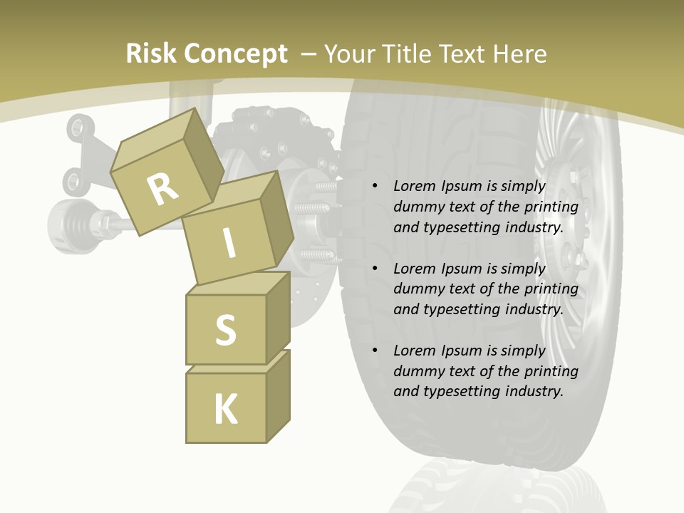 Moderne Voiture Acier PowerPoint Template