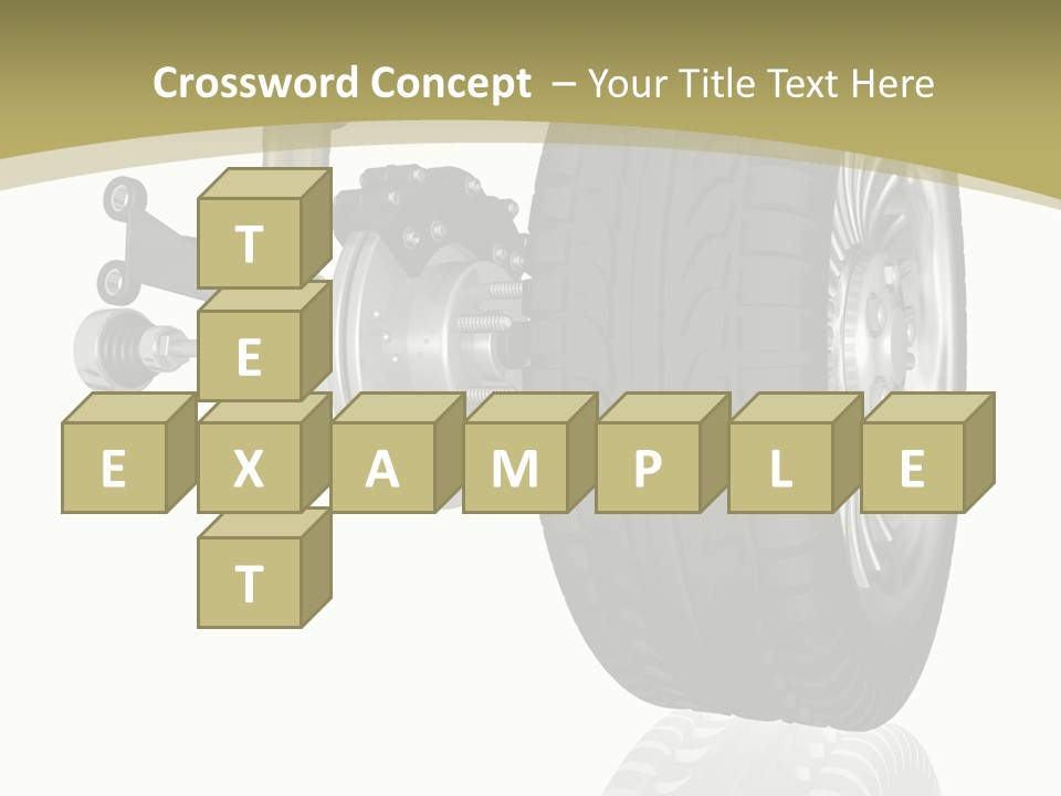 Moderne Voiture Acier PowerPoint Template
