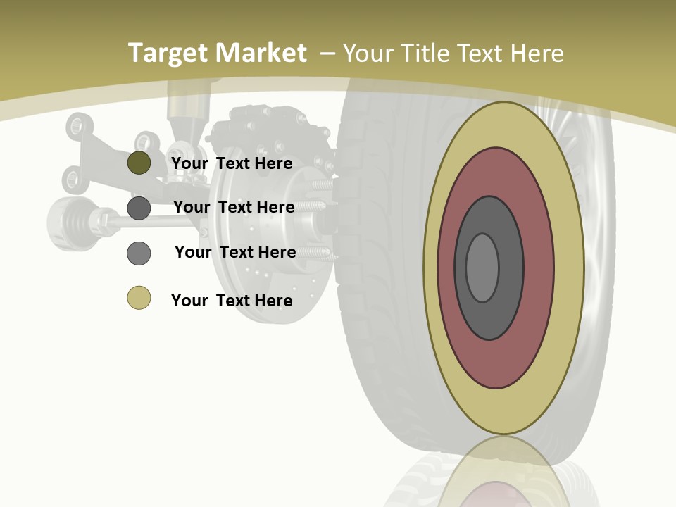 Moderne Voiture Acier PowerPoint Template