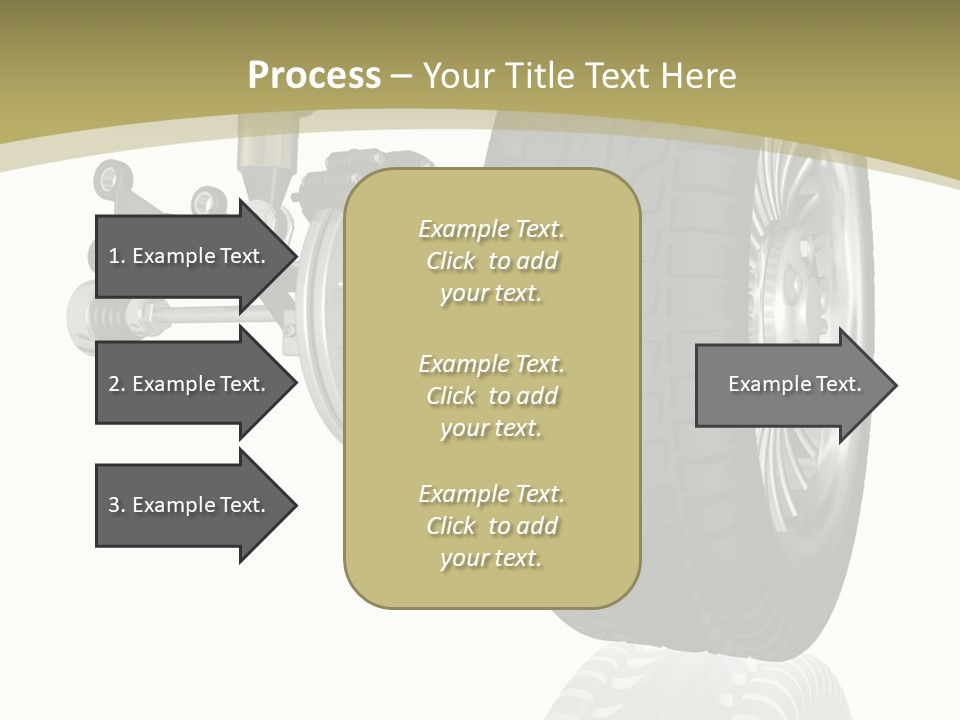 Moderne Voiture Acier PowerPoint Template