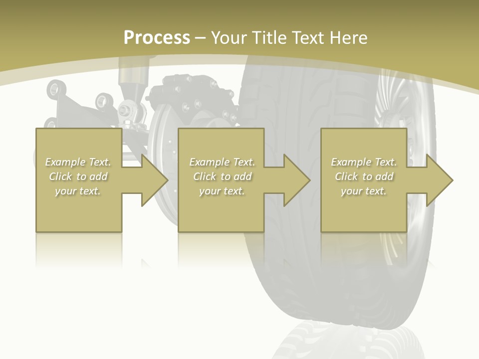 Moderne Voiture Acier PowerPoint Template