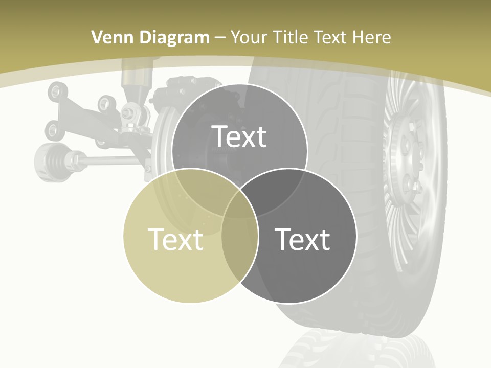 Moderne Voiture Acier PowerPoint Template