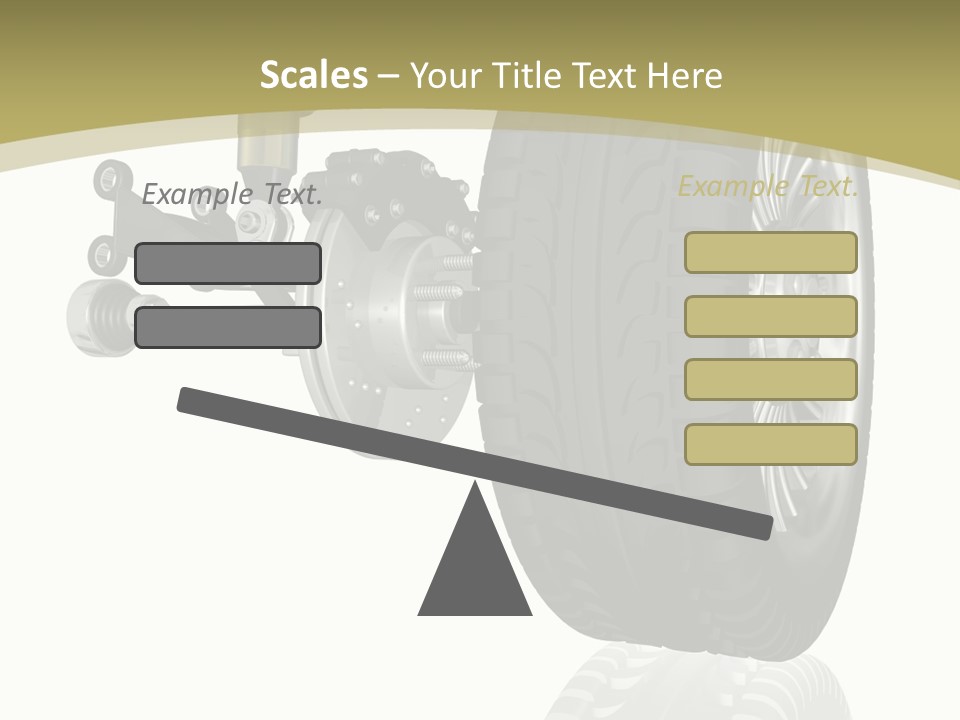 Moderne Voiture Acier PowerPoint Template