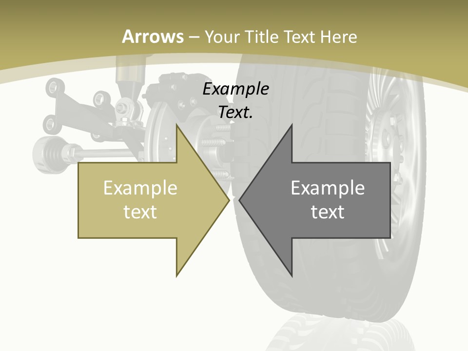 Moderne Voiture Acier PowerPoint Template