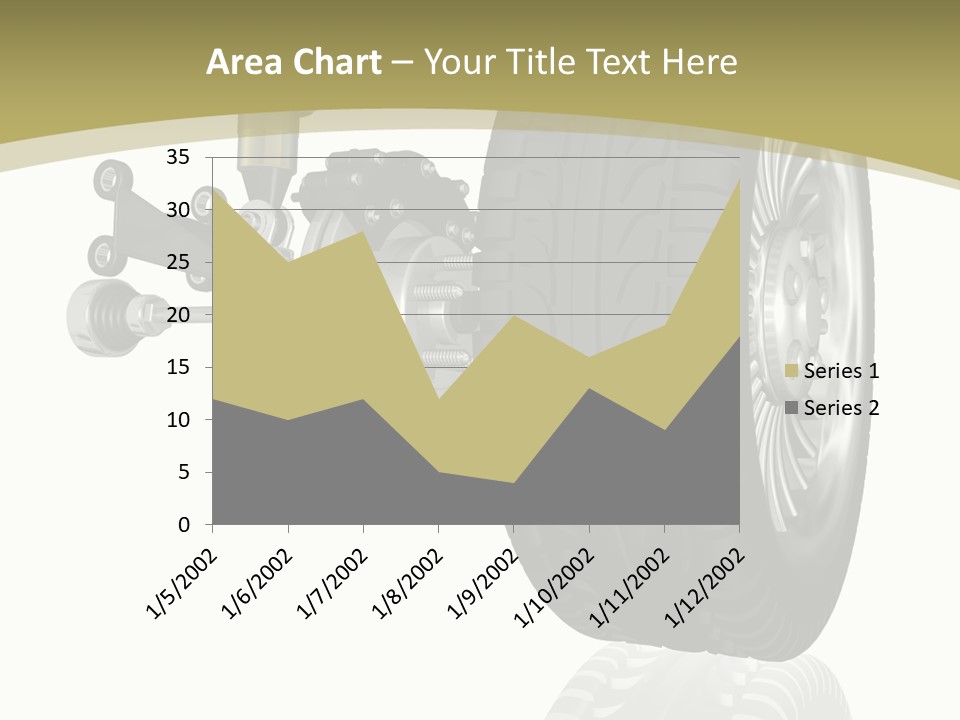 Moderne Voiture Acier PowerPoint Template