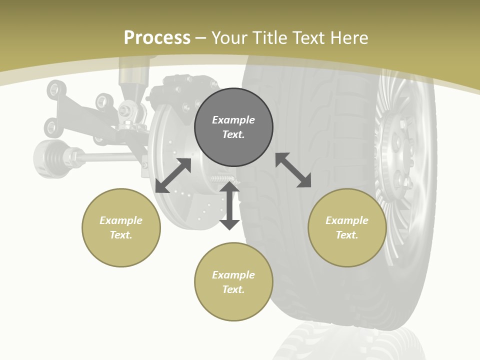 Moderne Voiture Acier PowerPoint Template