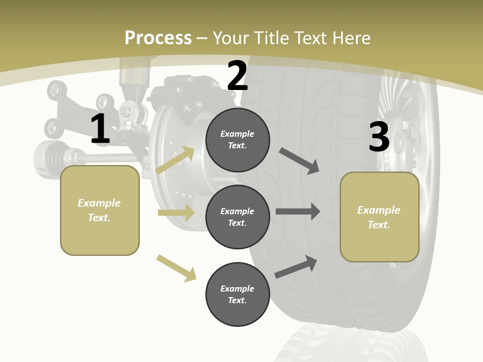 Moderne Voiture Acier PowerPoint Template