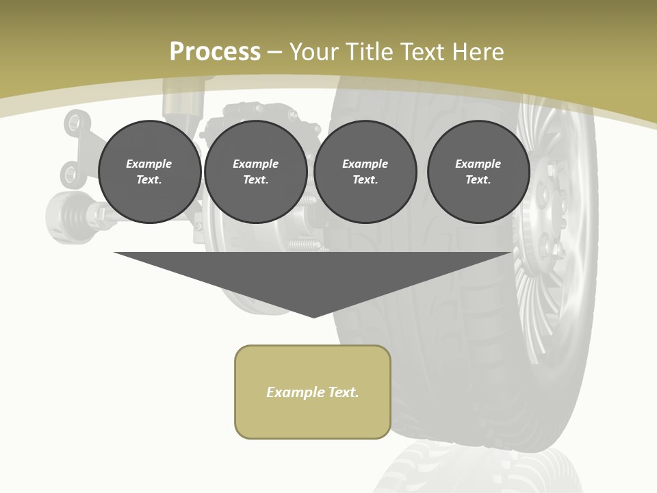 Moderne Voiture Acier PowerPoint Template