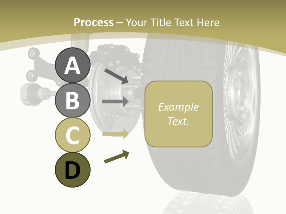 Moderne Voiture Acier PowerPoint Template