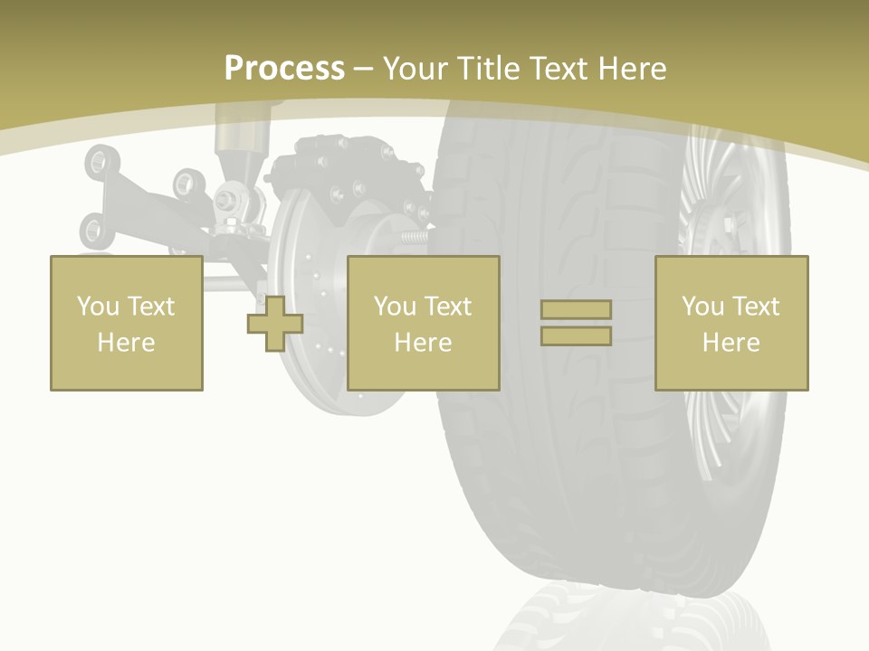 Moderne Voiture Acier PowerPoint Template