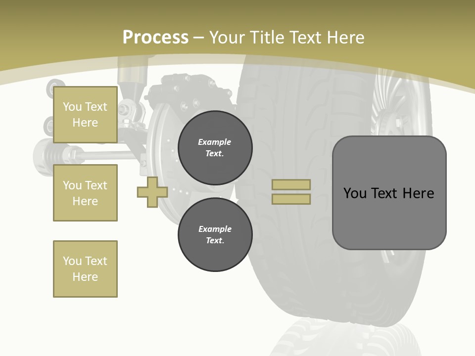Moderne Voiture Acier PowerPoint Template