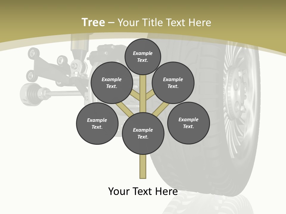 Moderne Voiture Acier PowerPoint Template