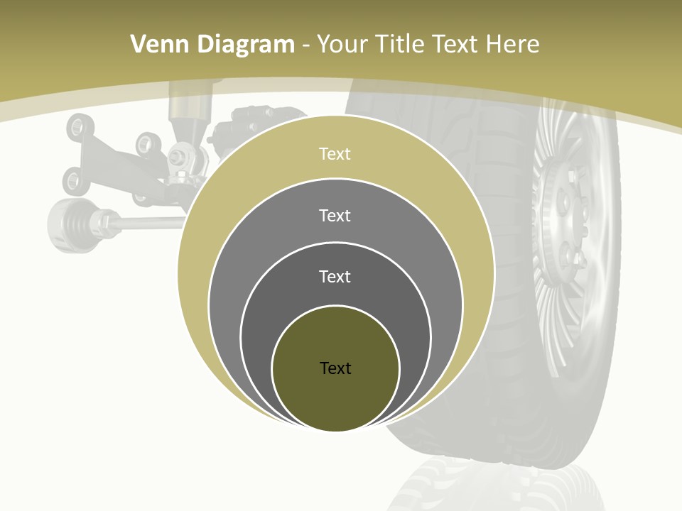 Moderne Voiture Acier PowerPoint Template