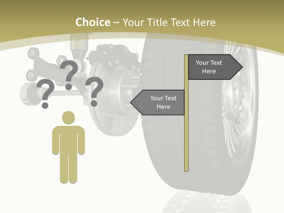 Moderne Voiture Acier PowerPoint Template