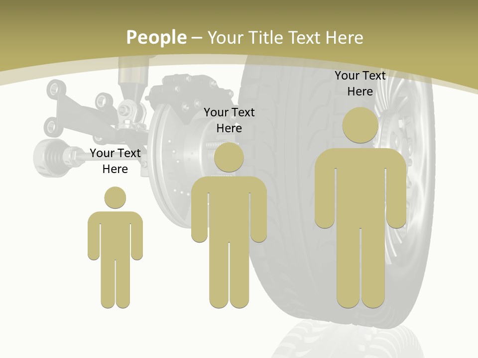 Moderne Voiture Acier PowerPoint Template