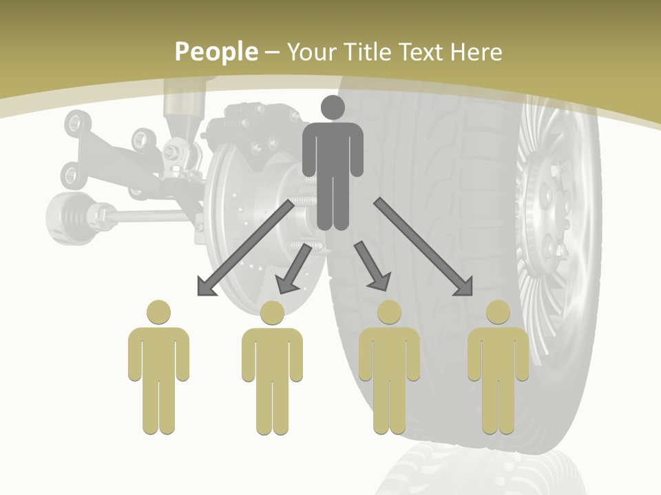 Moderne Voiture Acier PowerPoint Template