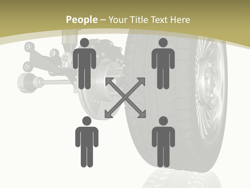 Moderne Voiture Acier PowerPoint Template