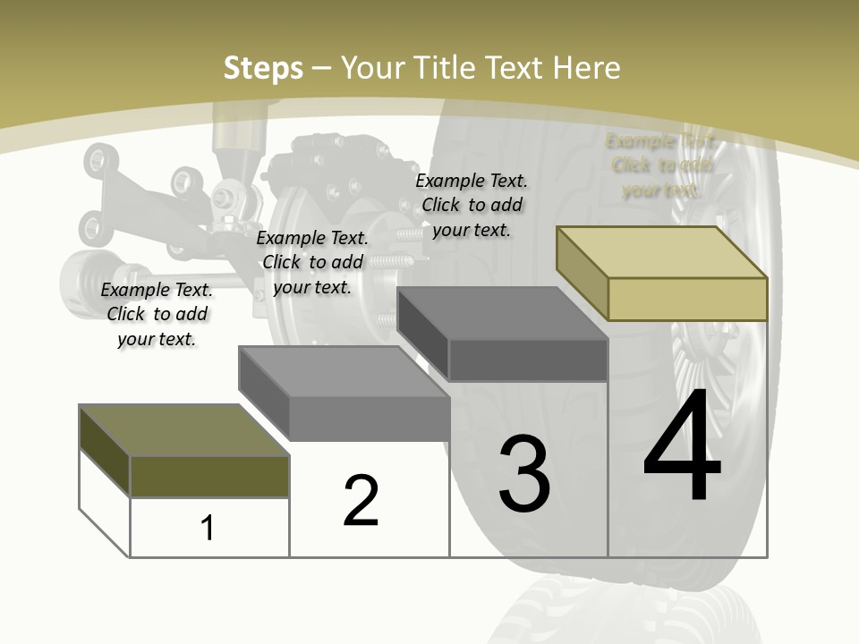Moderne Voiture Acier PowerPoint Template