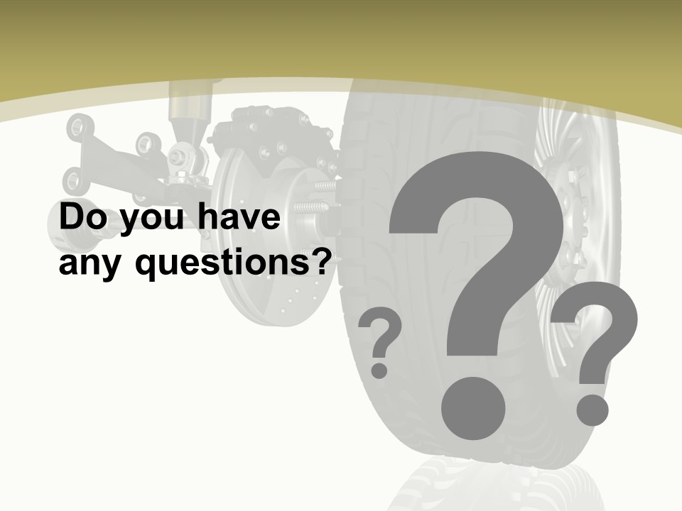 Moderne Voiture Acier PowerPoint Template