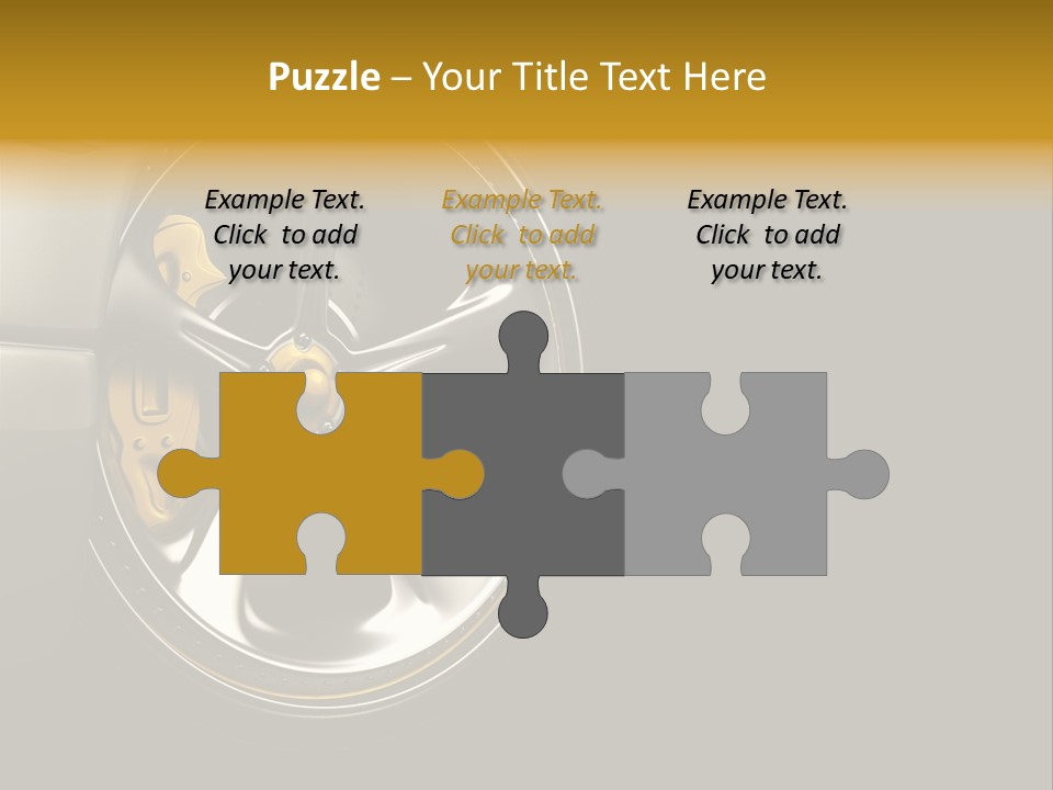 Brake Vehicle Design PowerPoint Template