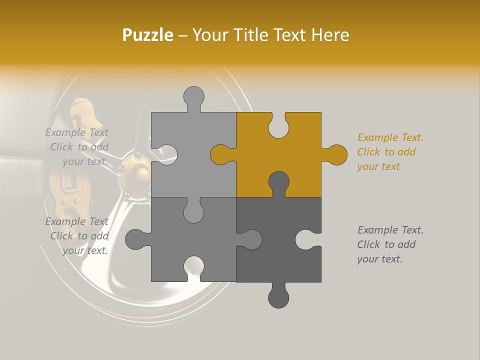 Brake Vehicle Design PowerPoint Template