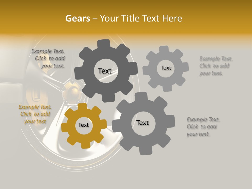 Brake Vehicle Design PowerPoint Template