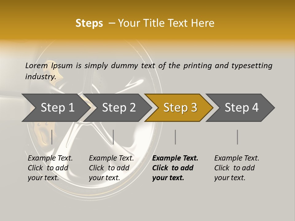 Brake Vehicle Design PowerPoint Template
