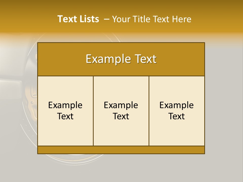 Brake Vehicle Design PowerPoint Template