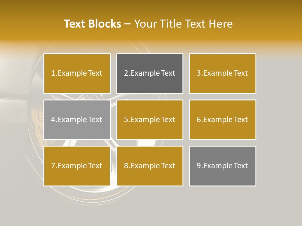 Brake Vehicle Design PowerPoint Template