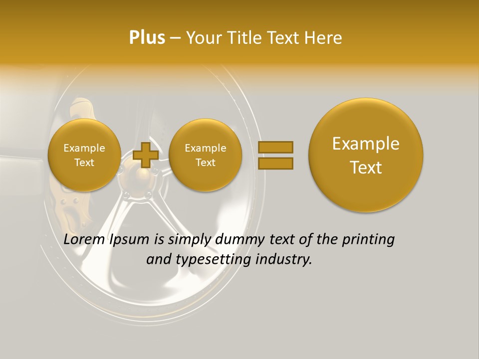 Brake Vehicle Design PowerPoint Template