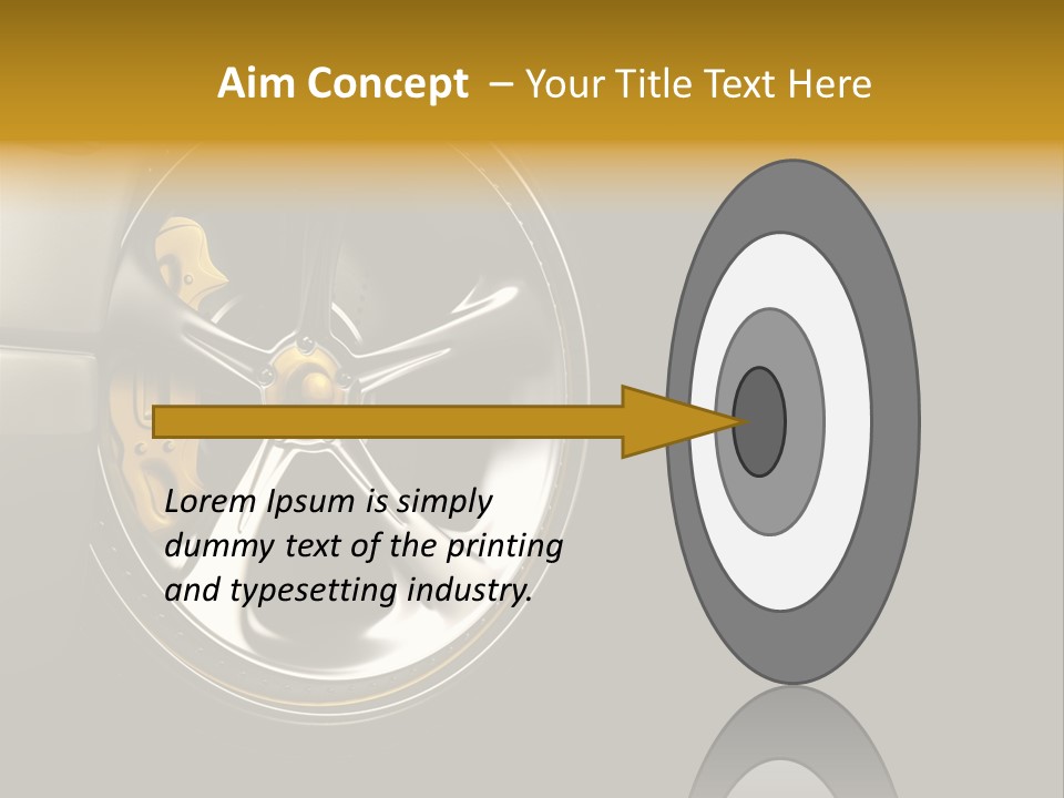 Brake Vehicle Design PowerPoint Template