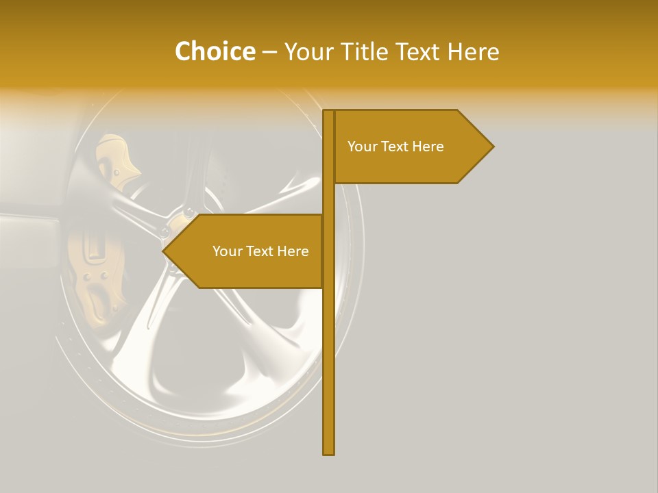 Brake Vehicle Design PowerPoint Template
