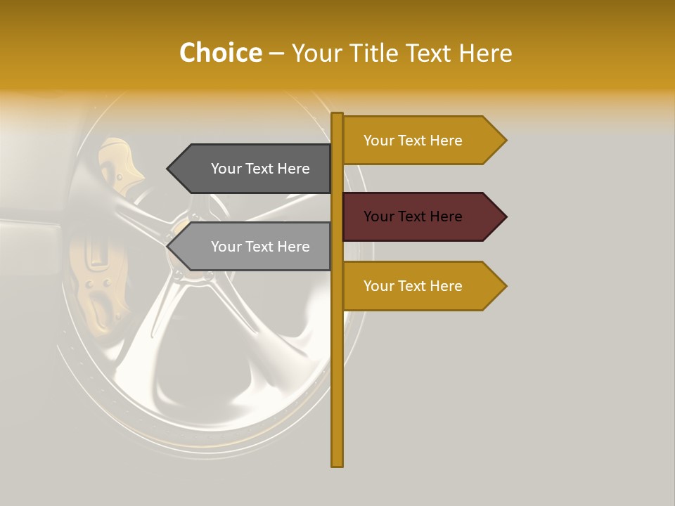 Brake Vehicle Design PowerPoint Template