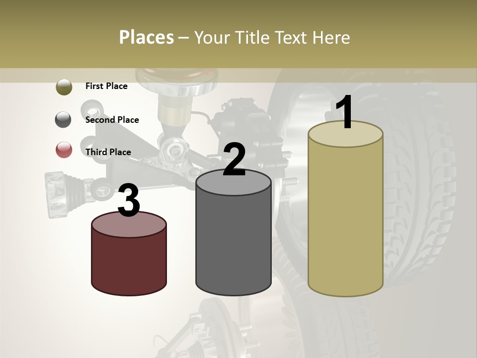 Racing Rouage Disc PowerPoint Template