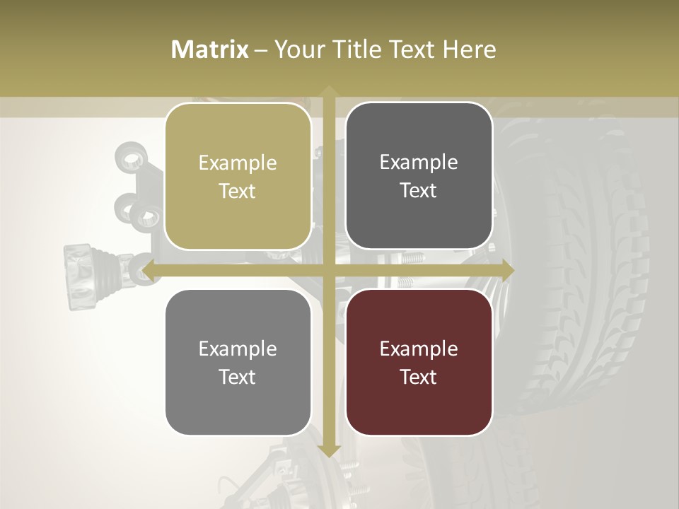 Racing Rouage Disc PowerPoint Template