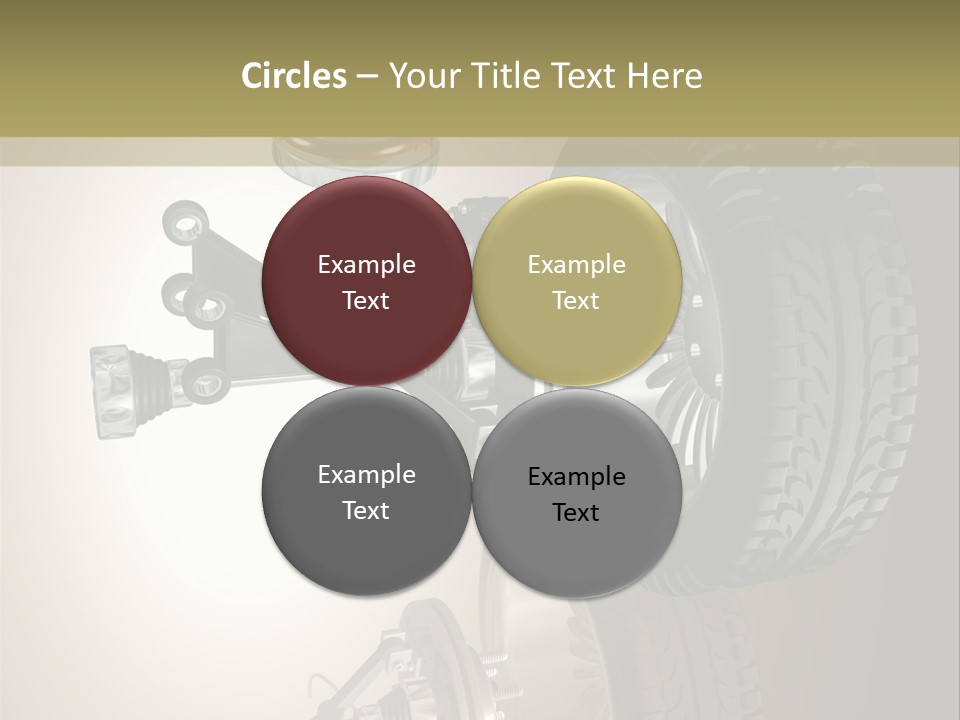 Racing Rouage Disc PowerPoint Template