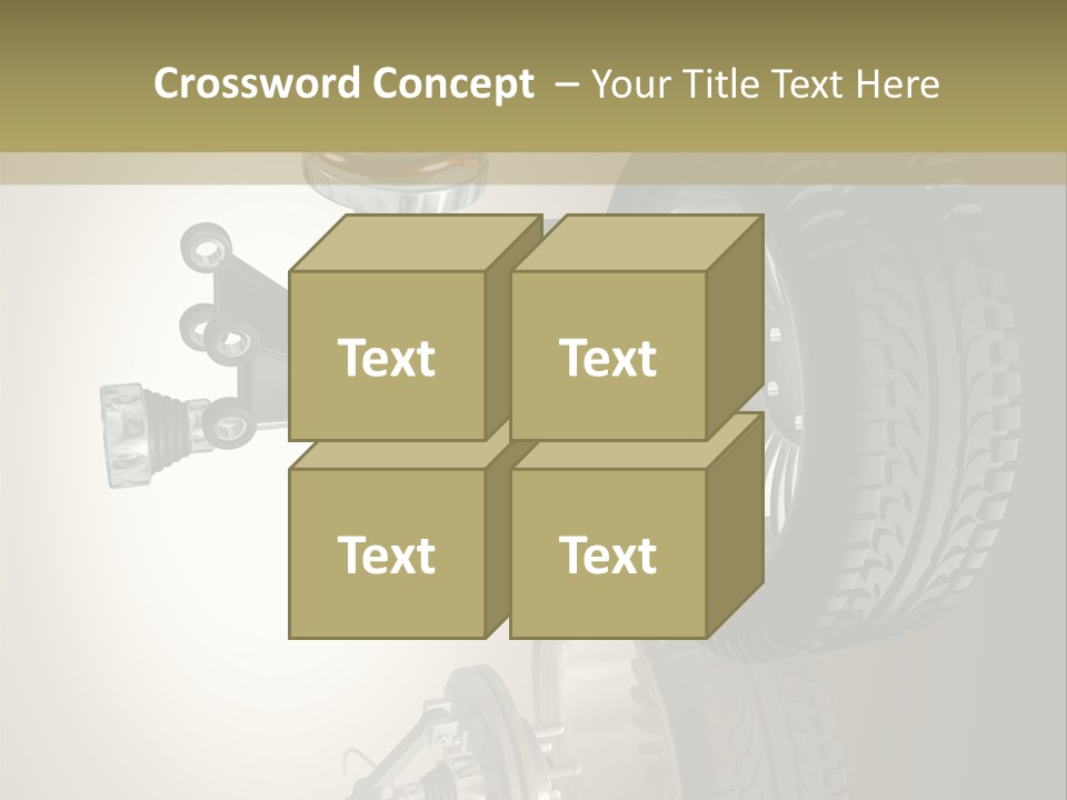 Racing Rouage Disc PowerPoint Template