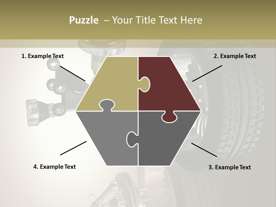Racing Rouage Disc PowerPoint Template
