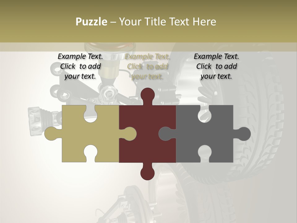 Racing Rouage Disc PowerPoint Template