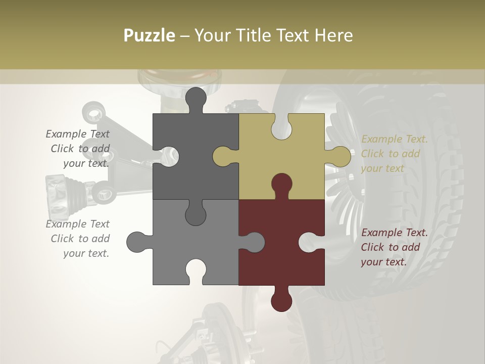 Racing Rouage Disc PowerPoint Template