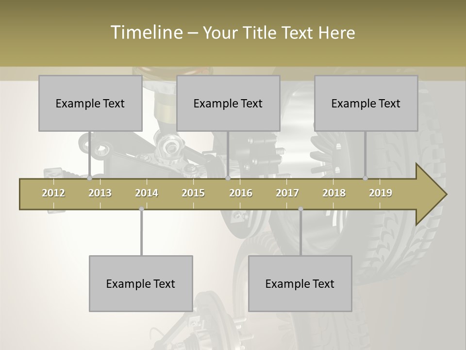 Racing Rouage Disc PowerPoint Template