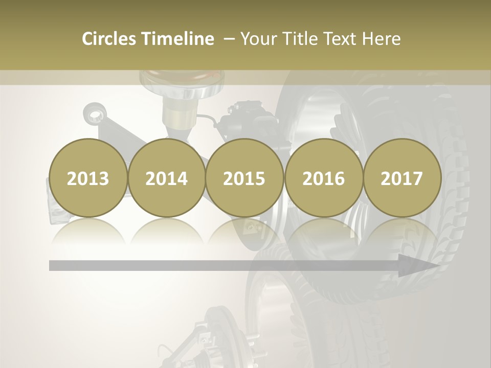 Racing Rouage Disc PowerPoint Template