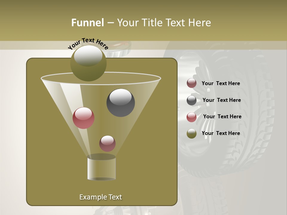 Racing Rouage Disc PowerPoint Template