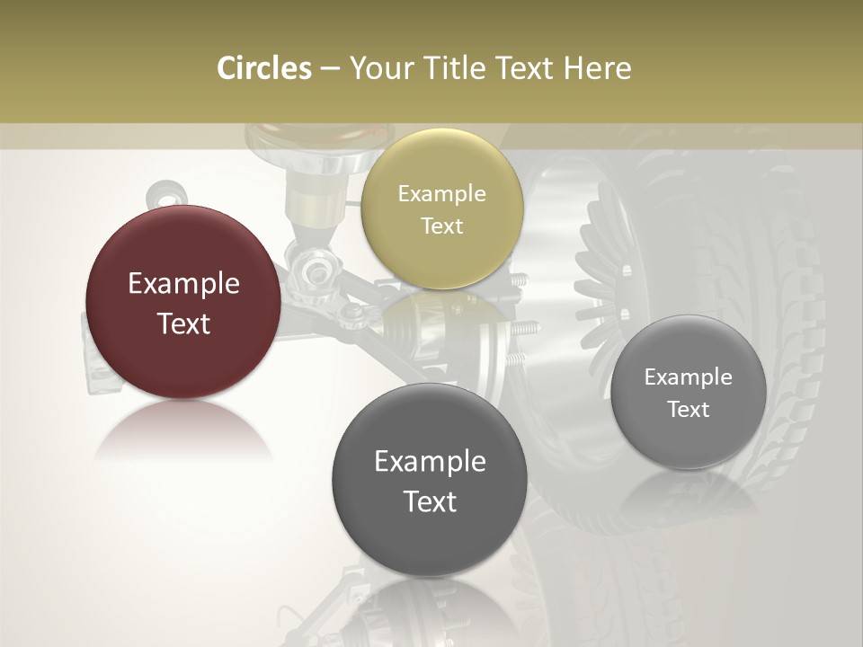 Racing Rouage Disc PowerPoint Template
