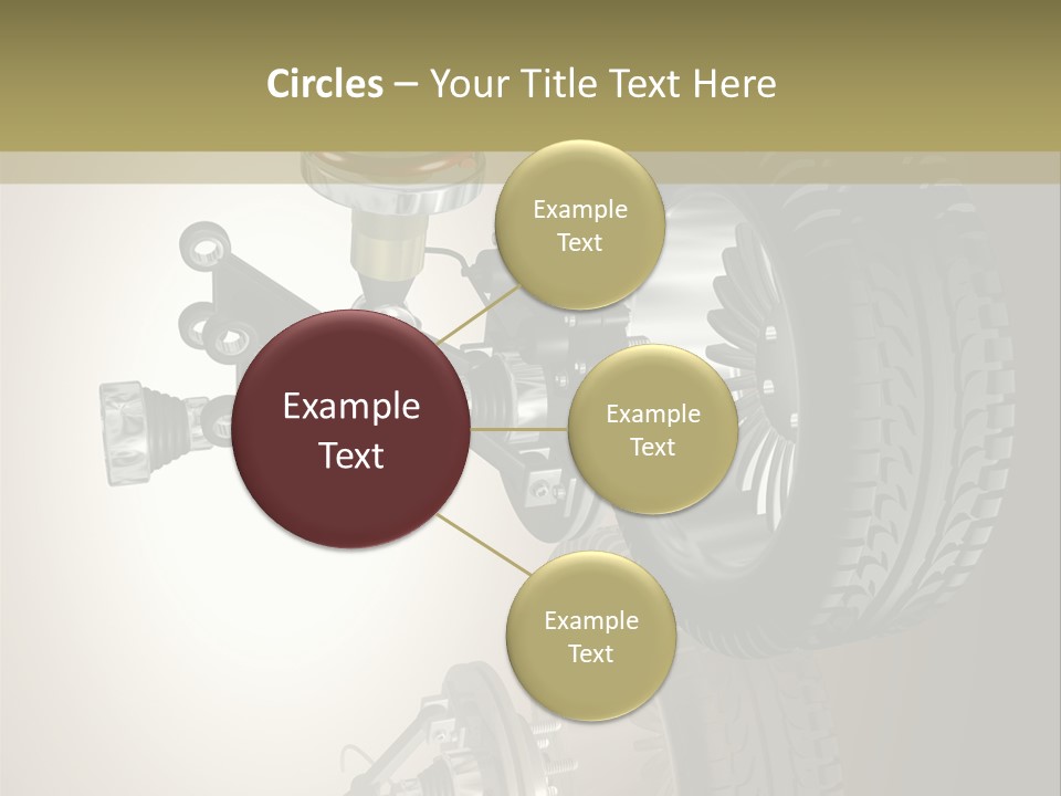 Racing Rouage Disc PowerPoint Template